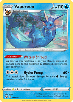 Pokémon | SSP | 072 | Vaporeon