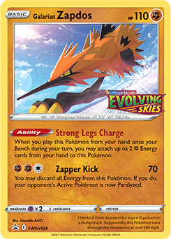 Pokémon | SSP | 124 | Galarian Zapdos