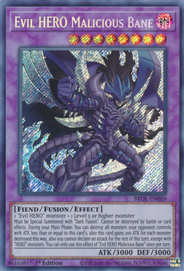 Yu-Gi-Oh! | BROL-EN069 | Evil HERO Malicious Bane