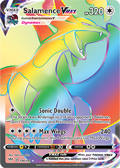 Pokémon | SWSH03-194 |R| Salamence VMAX